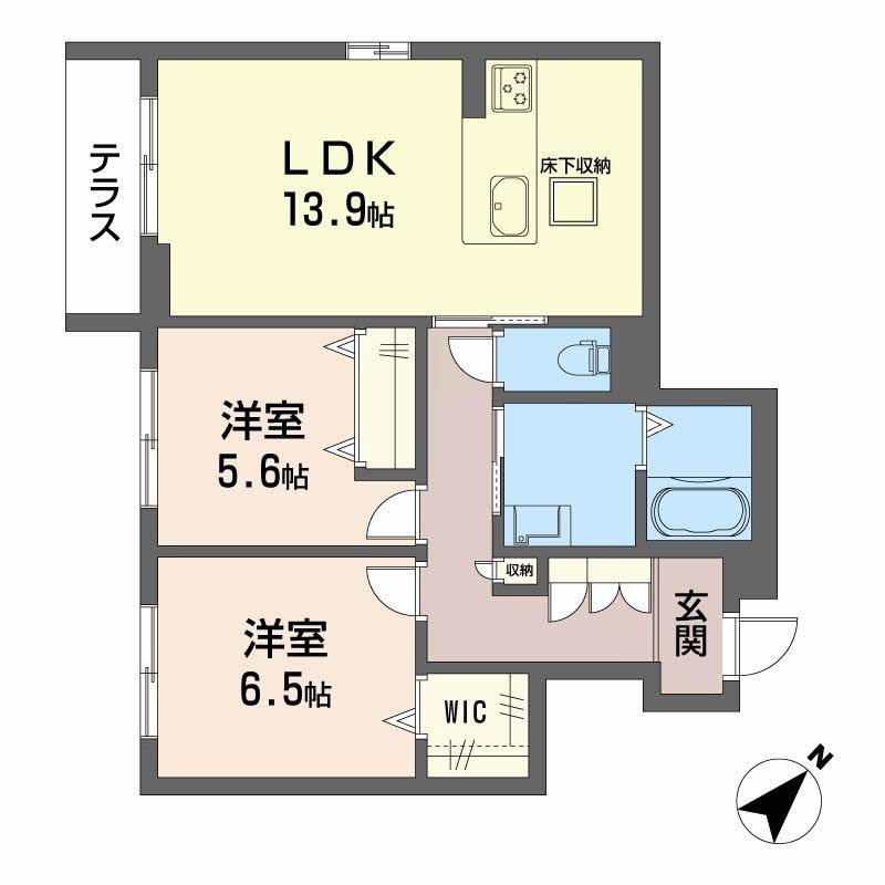 シャーメゾン池須の間取り