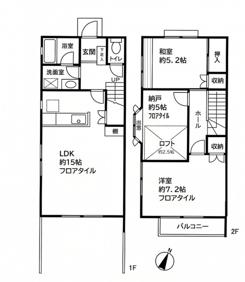 【間取り】 | ダイマツ谷津・ドミール