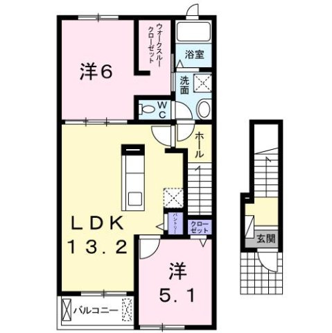 【間取り】 | ラッフィナート富洲原Ⅱ