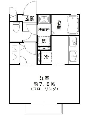 ＦｉｎｅＣｒｅｓｔ　桜新町の間取り|間取りです。