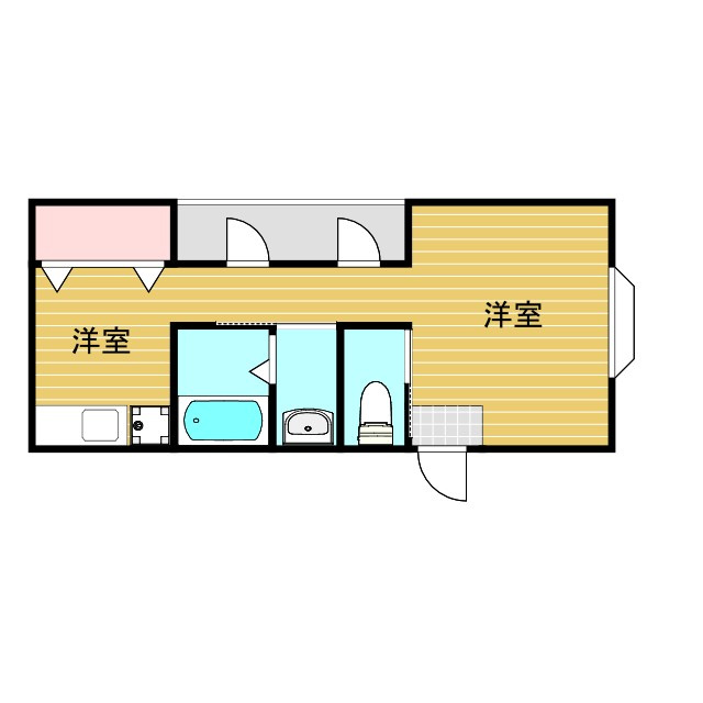 上新庄Sevin Che'rieの間取り