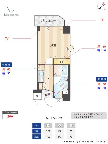 アマヴェル墨田 の間取り