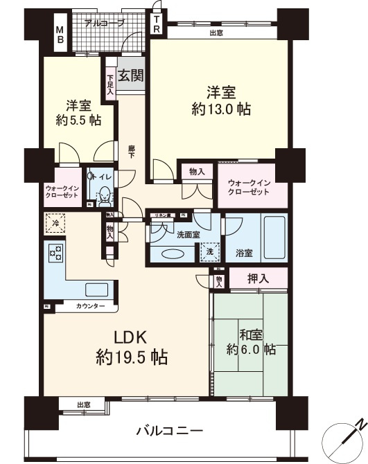 平成20年2月にシステムキッチン交換、平成27月9月にLD・廊下のフローリング張替、洗面室・トイレのCF張替、LD・廊下・洗面室・トイレのクロス張替、LD床暖房交換、平成30月11月に給湯器交換実施