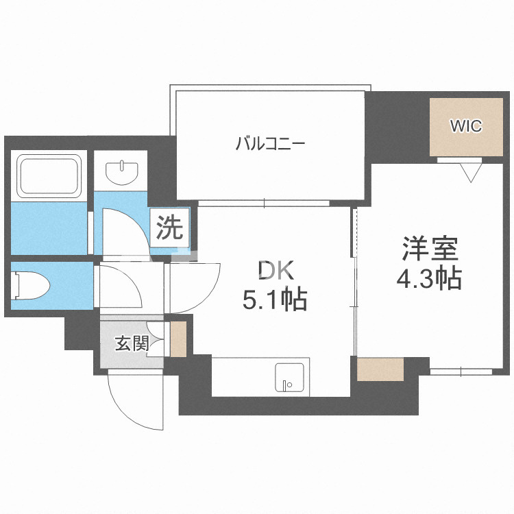 アーバネックス京町堀の間取り
