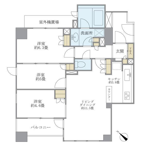 Ｂｒｉｌｌｉａ武蔵小山ｉｄの間取り