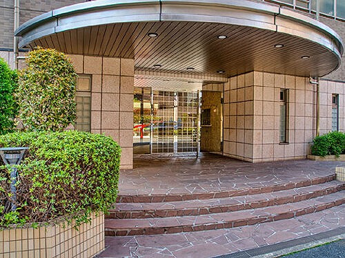 ライオンズマンション門前仲町古石場第２のエントランス|エントランス外観