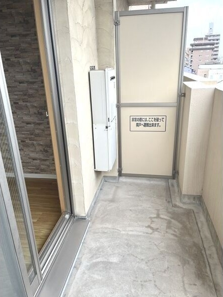 アプレシオ八田のバルコニー