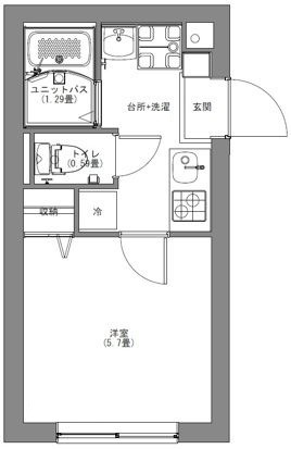 サンノワール三ノ輪の間取り|間取りです。