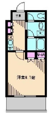 グリーンリーフ　オオツカの間取り|間取りです。