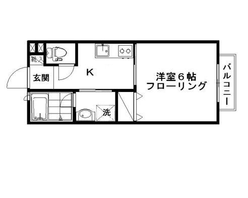 サウスコンフォートの間取り|間取りです。