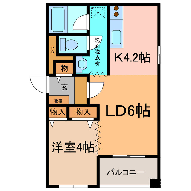 プロージェ新緑の間取り