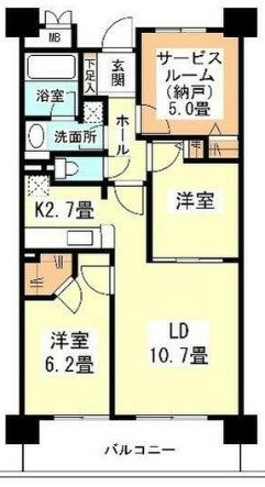 アーマックス大井町の間取り|間取りです。
