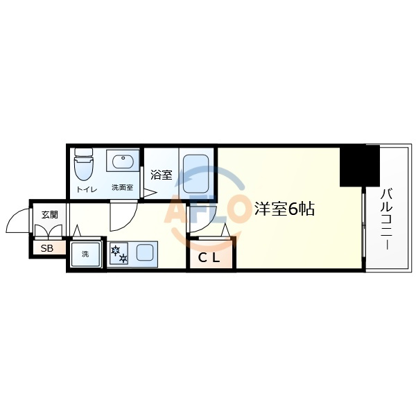 アクアプレイス天王寺Ⅱの間取り|アクアプレイス天王寺Ⅱ　間取り