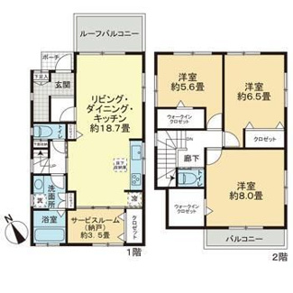 【間取り】 | 横浜市青葉区つつじが丘戸建