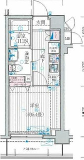 【間取り】 | プレール・ドゥーク早稲田 | 間取りです。