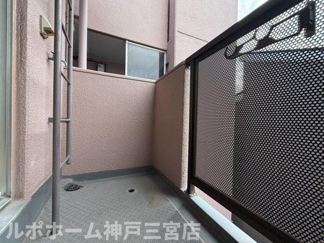 グレイスハイツ永楽のバルコニー