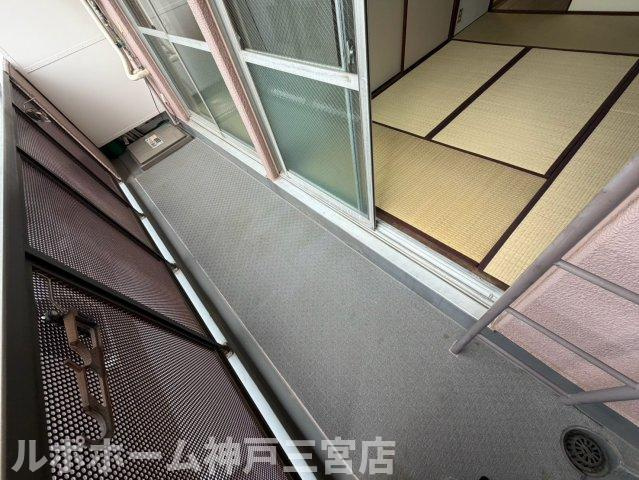 グレイスハイツ永楽のバルコニー