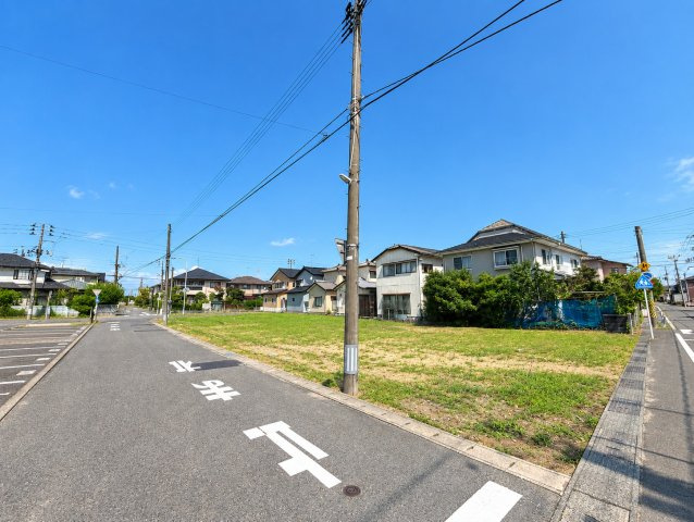 東区東中島分譲地の前面道路含む現地写真