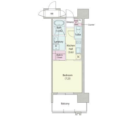 アデグランツ大須の間取り