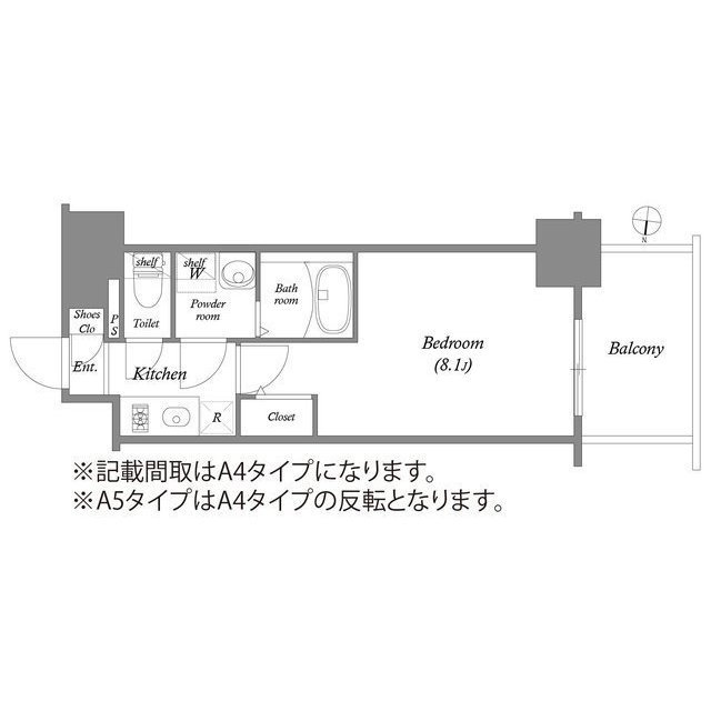 エスリード新栄マルスの間取り