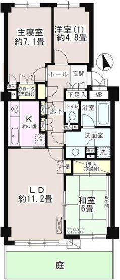 【間取り】 | パーク・ハイム弦巻