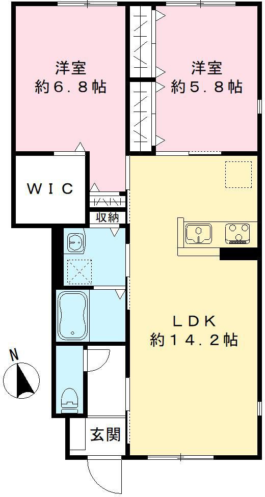 オーレ住吉の間取り