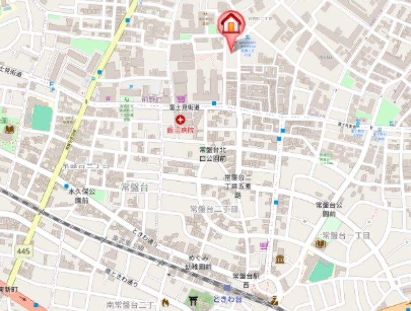 グラン・フォンテーヌの地図