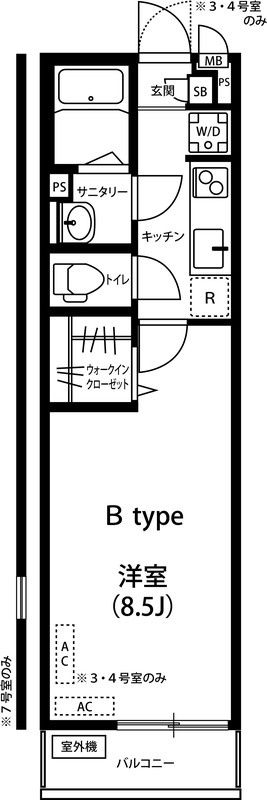 リブリ・南柏の間取り