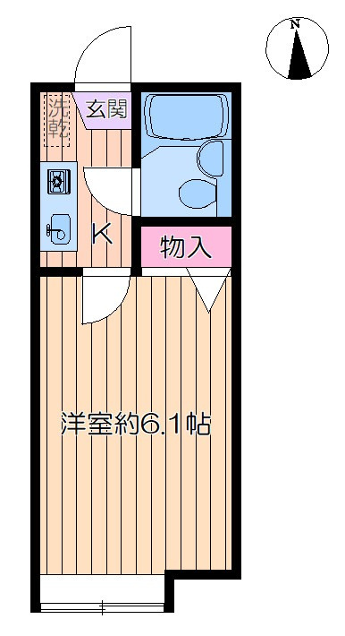 スカイハイツ北綾瀬Ａの間取り