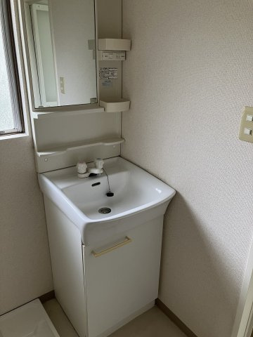 グリーンヒル貸家の洗面所