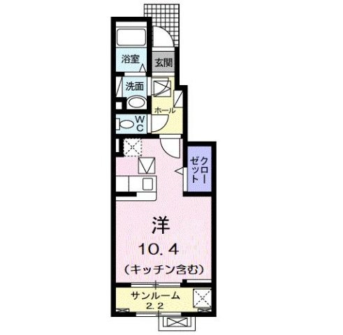 オリオン　リヴィエール　Ｌの間取り