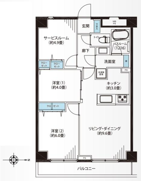 ライオンズプラザ南太田の間取り|ゆとりの3LDKのリノベーション住戸♪
お気軽にお問い合わせください。