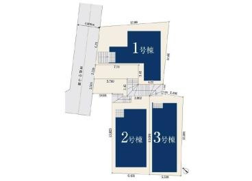 横浜市港北区篠原西町の新築一戸建の区画図|閑静な住宅地にございます！
是非現地へお越しください！