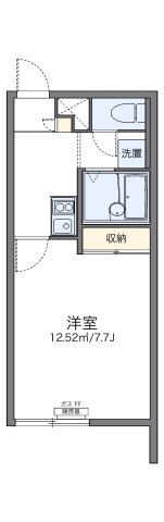 レオパレスプラウの間取り|代表的な間取のため実際の間取とは異なる場合があります