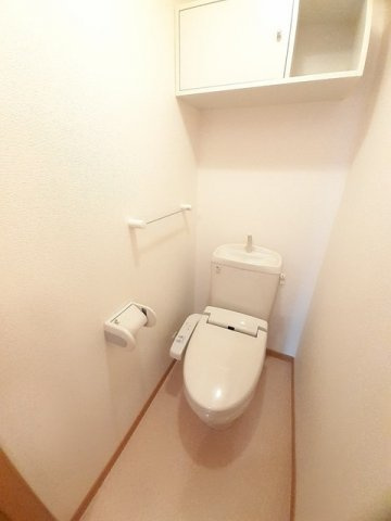 クレールふしののトイレ|落ち着いたトイレです