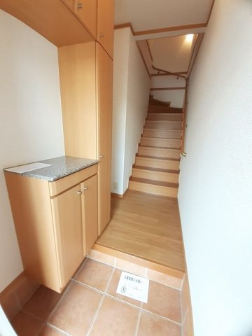 クレールふしのの玄関|毎日通る玄関はこちらです