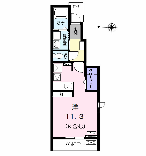 ゴルドグランツ稲西の間取り