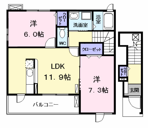 すわハウスの間取り