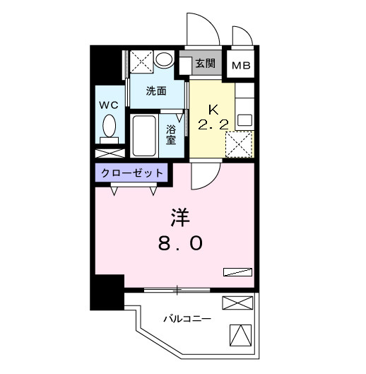 ストーンブリッジ名駅の間取り