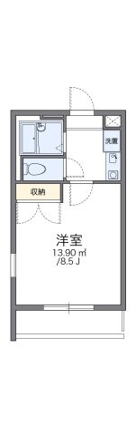 レオパレスプリムローズの間取り