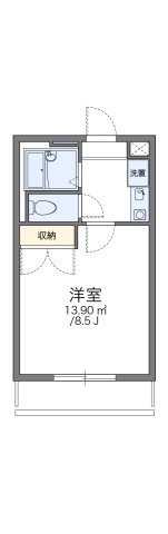 レオパレスプリムローズの間取り