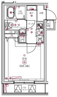 レンティーヴァ綾瀬の間取り