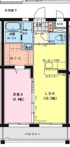 【間取り】 | オーシャンハイツ参番館 | オーシャンハイツ参番館の間取り