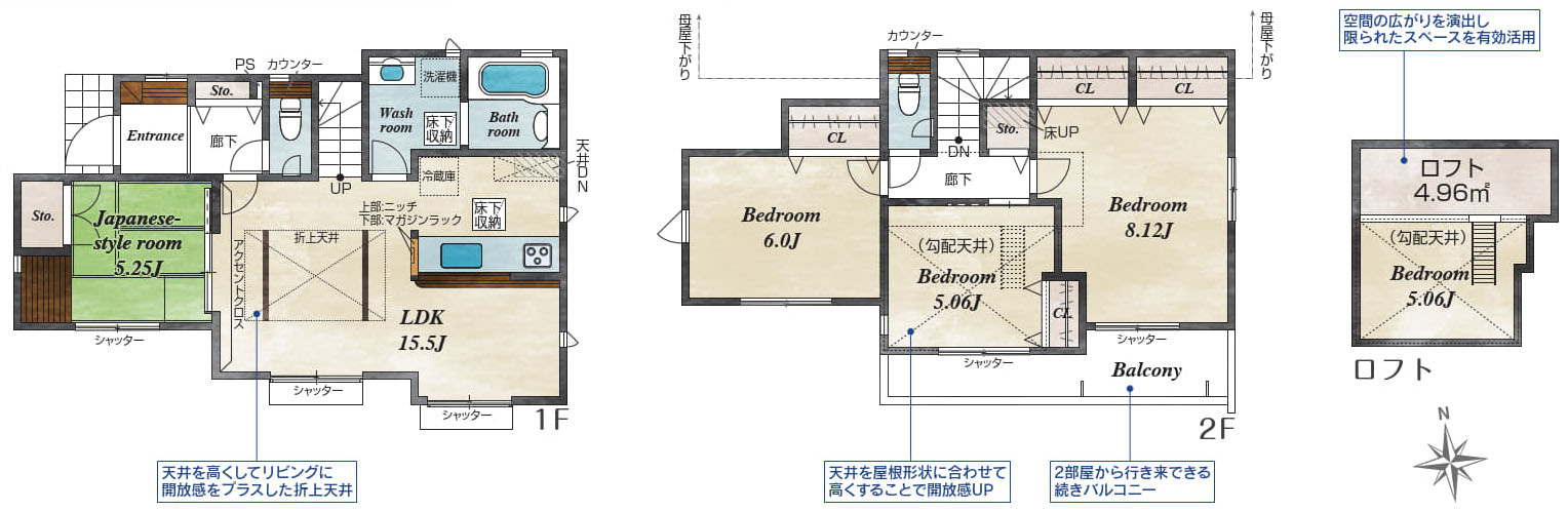 小平市栄町１丁目の中古一戸建の間取り