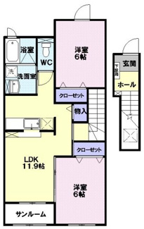 【間取り】 | グレースタカディアンⅠ