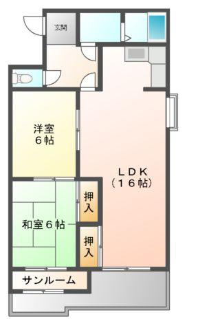 シャトレーしょうこうの間取り