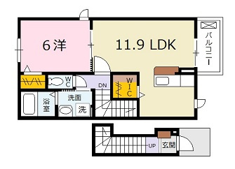 スターライズ可部南の間取り