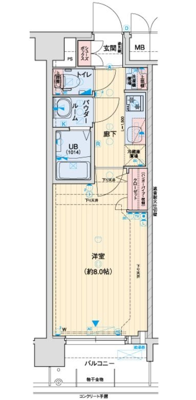 アドバンス京都フェリスの間取り