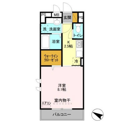 アグスターの間取り