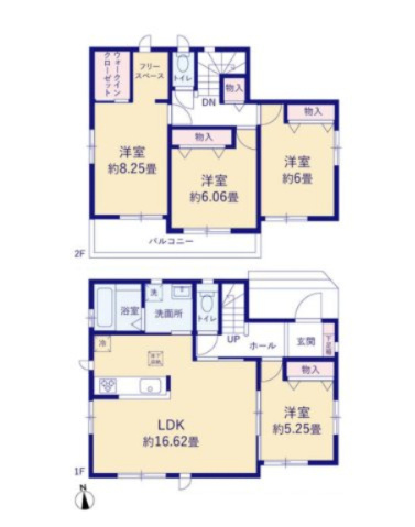 土浦市真鍋5丁目　新築戸建　A号棟の間取り|A号棟
「頭金０円」でご購入も可能です♪無理のない返済シミュレーションをご提案いたします！